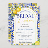 レモエレガントン地中海のブライダルルンチョン 招待状 (正面/裏面)