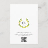 レモエレガントン植物体結婚の詳細カード エンクロージャーカード (裏面)