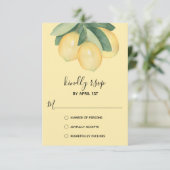 レモエレガントン水色 出欠カード (スタンド正面)