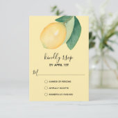 レモエレガントン水色 出欠カード (スタンド正面)