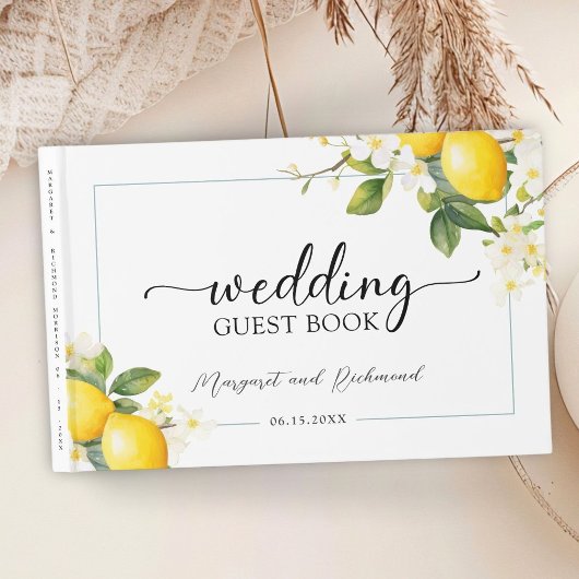 レモエレガントン結婚ズゲストブック ゲストブック