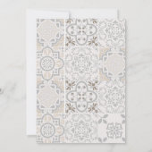 レモエレガントン50誕生日 招待状 (裏面)