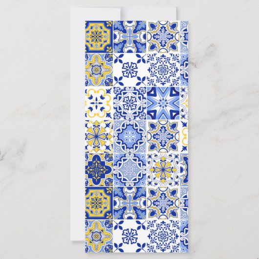 レモエレガントン&ブルー地中海の結婚式 プログラム (裏面)