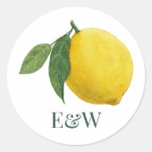 レモエレガントン・ボタニカル結婚ズ ラウンドシール (正面)