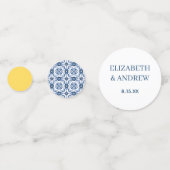 レモエレガント地中海のン結婚ズ コンフェッティ (裏面)