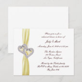 レモカスタムンハートリハーサルディナー招待状 招待状 (正面/裏面)