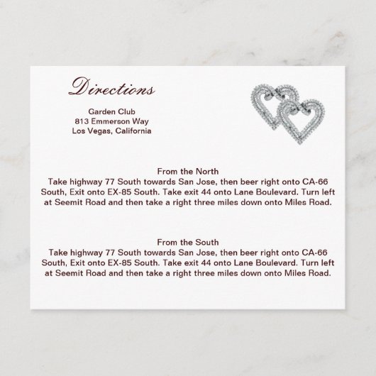 レモカスタムンハート方向札 エンクロージャーカード (正面)