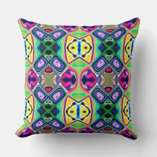 レモカラフルンライム クッション (正面)