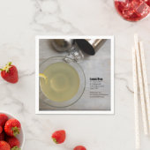 レモクラシックンドドロップ スタンダードカクテルナプキン (インサイチュ)