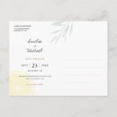 レモシンプルン日付の保存 案内ポストカード (裏面)