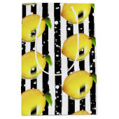 レモストライプン ミディアムペーパーバッグ (正面)