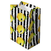 レモストライプン ミディアムペーパーバッグ (裏面アングル)