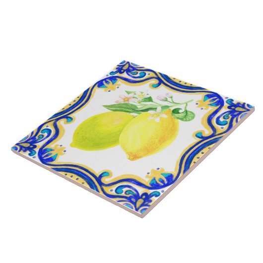 レモスペインのン タイル (側面)