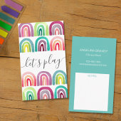 レモダンインボー遊プのママ コーリングカード