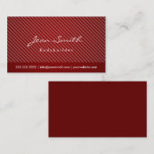 レモダンッドストライプボディビル名刺 名刺 (正面/裏面)