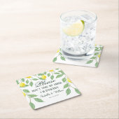 レモダンモンボホ夏結婚ズ スクエアペーパーコースター (インサイチュ)