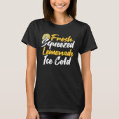 レモネードおたくレモネード販売レモネードスタンド Tシャツ (正面)