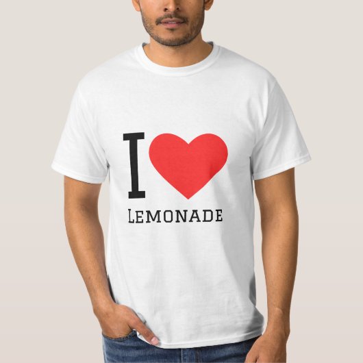 レモネードが大好き Tシャツ (正面)