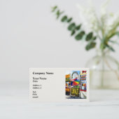 レモネードと雪のコーンがフェアに 名刺 (スタンド正面)