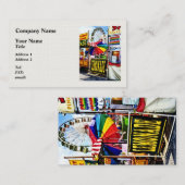 レモネードと雪のコーンがフェアに 名刺 (正面/裏面)