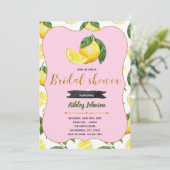 レモネードのピンクシャワーの招待 招待状 (スタンド正面)