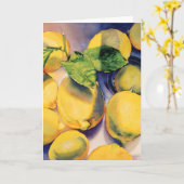 レモネードの作成 カード (黄色い花)