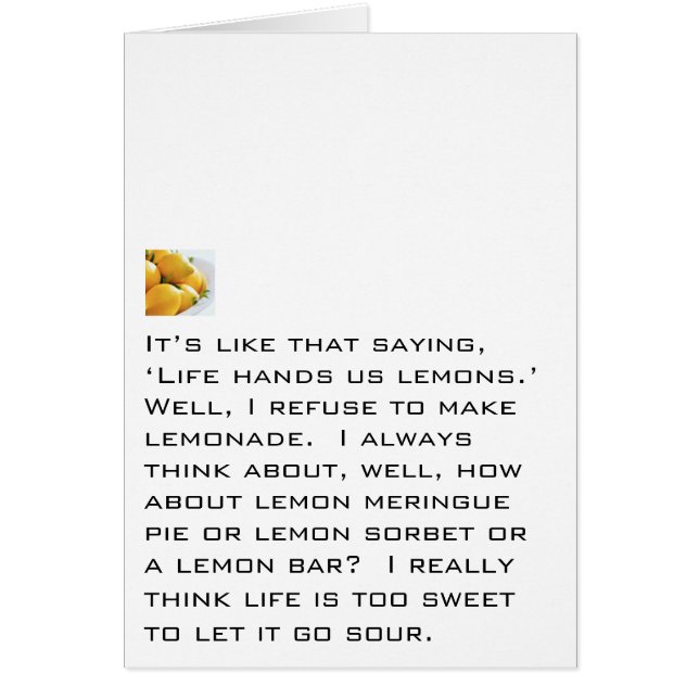 レモネードを作ることを断って下さい (正面)