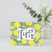 レモネードを作ろう ポストカード (スタンド正面)