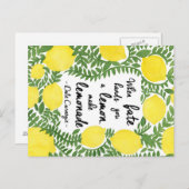 レモネードを作ろう ポストカード (正面/裏面)