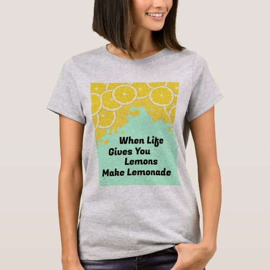 レモネードを作ろうTシャツ Tシャツ (正面)