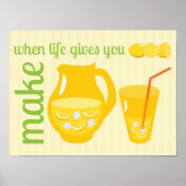 レモネードを作成 ポスター (正面)