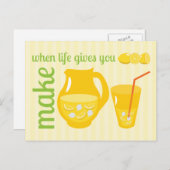 レモネードを作成 ポストカード (正面/裏面)