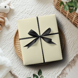 レモネードイエロー 単色 | クラシック | エレガント ラッピングペーパー