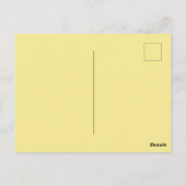 レモネードウォーターカラー2nd誕生日パーティの招待状 ポストカード (裏面)