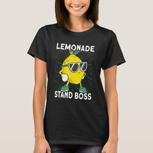 レモネードクルーレモネードスタンドボス Tシャツ (正面)