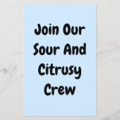 レモネードクルー – かわいいズピースハンド&サングラス チラシ (裏面)