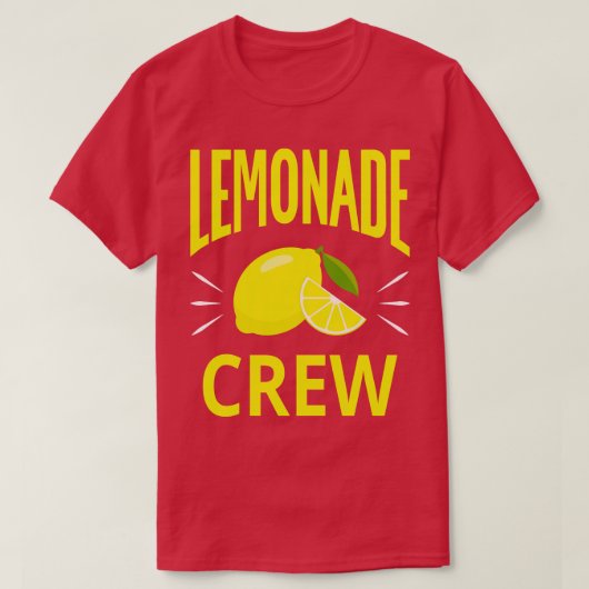 レモネードクルーI夏とレモン Tシャツ (デザイン正面)