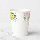 レモネードサンシャインピンクフローラ誕生日 紙コップ (左)
