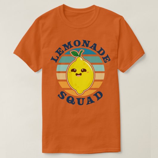 レモネードスクーおもしろいドレモネードスタンドサマー Tシャツ (デザイン正面)