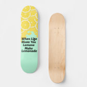 レモネードスケートボードの作成 スケートボード (正面)