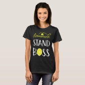 レモネードスタンドのボス CEO レモンクルー 楽しい起業家 Tシャツ (正面フル)