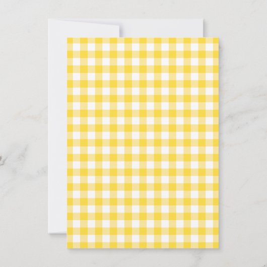 レモネードスタンドの誕生日金髪の女の子 サンキューカード (裏面)