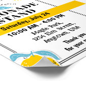 レモネードスタンドイベント ポスター (角)