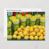 レモネードスタンドカップ&レモンフェスティバル写真 ポストカード (正面/裏面)