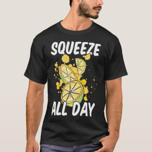 レモネードスタンドビジネスボスレモンジュースのクルーを販売 Tシャツ