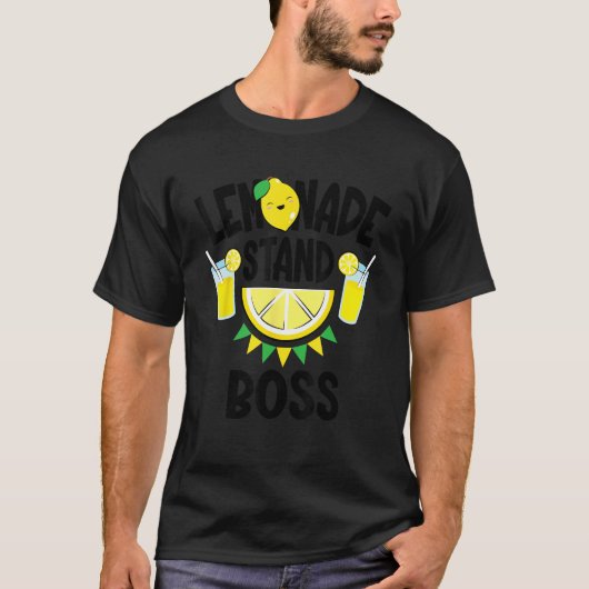 レモネードスタンドボスキッズ保護者 Tシャツ (正面)