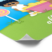 レモネードスタンドポスタ子供へーまたはチャリティー ポスター (角)