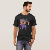 レモネードスタンド忍者おもしろいキュートレモンシトラスジュース Tシャツ (正面フル)