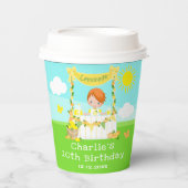 レモネードスタンド誕生日レッドヘアボーイ 紙コップ (正面)