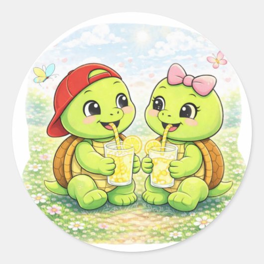 レモネードタイム ラウンドシール (正面)